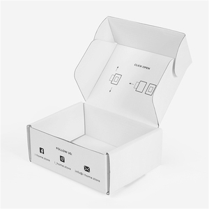 Boîte en carton ondulé pour crème pour le visage, prix d'usine, logo personnalisé imprimé, gaufrage, écologique, rabat supérieur, boîte postale - Product Image 5