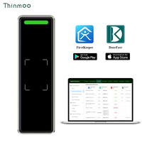 Lector de Control de Acceso para Exteriores Thinmoo IP65 Resistente al Agua, Capacidad para 2000 Tarjetas, Pantalla LCD, Logotipo Personalizable, Ethernet, WiFi, RFID