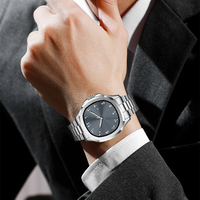Montres de luxe pour hommes en gros, montres de luxe pour hommes à dégagement rapide, montres analogiques personnalisées pas chères pour hommes avec date