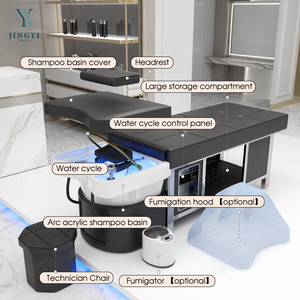 Cama <span class=keywords><strong>de</strong></span> <span class=keywords><strong>champú</strong></span> eléctrica superventas para salón, spa capilar, ducha para la cabeza, camilla <span class=keywords><strong>de</strong></span> spa para el cabello - Product Image 5