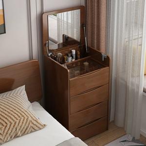 Armoire commode avec miroir pliable Tête <span class=keywords><strong>de</strong></span> <span class=keywords><strong>lit</strong></span> pour chambre petite mini table <span class=keywords><strong>de</strong></span> maquillage - Product Image 4