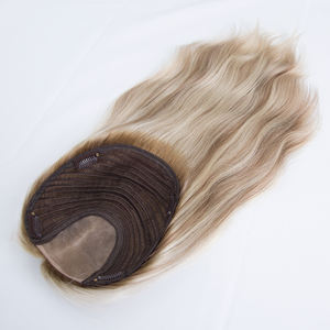 ท็อปเปอร์ผมแท้แบบโมโนเวฟ สีบาลายาจ 12 นิ้ว ผมแท้บริสุทธิ์ - Product Image 2