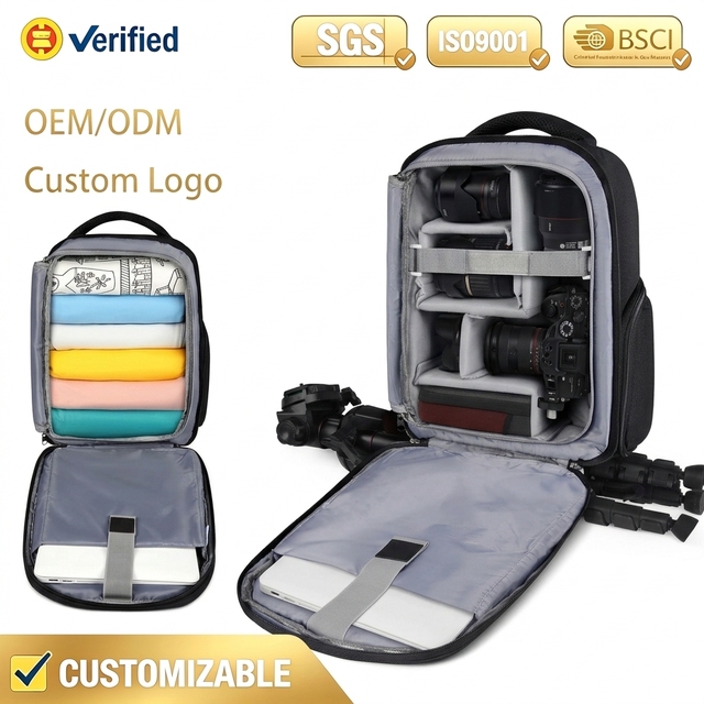Professional Mesh Compartment DSLR/SLR Mirrorless Camera Laptop Bags Photography Travel Digital Camera Backpack
