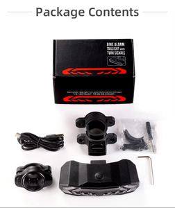 Logo OEM Feu arrière LED IP65 de haute qualité <span class=keywords><strong>pour</strong></span> indicateur de cycle de vélo avec clignotant et capteur de vibration alimenté par batterie - Product Image 4