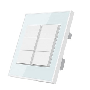 Interrupteur d'éclairage intelligent Zigbee à 6 gangs avec télécommande, interrupteurs muraux WiFi, fonctionne avec la commande vocale Alexa/Google Home - Product Image 1