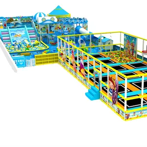 Indoor Playground Equipment Manufacturer Children Interactive Game Soft Play Center Modern Amusement Park