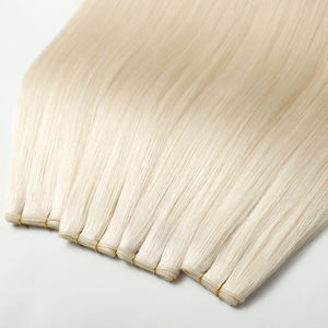 Beste Leveranciers Onzichtbare Dunne Genie Inslag Menselijk Haar Extensie 100G Blonde Ruwe Cuticula Uitgelijnd Maagdelijke Vietnamese Nieuwe <span class=keywords><strong>Hand</strong></span> Gebonden Inslag - Product Image 2