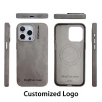 Coque de téléphone en cuir motif camouflage PU coque de téléphone sublimée charge sans fil magnétique intérieure pour iPhone 15 14 Pro Max