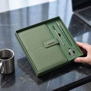 Ensemble cadeau d'entreprise de luxe avec logo personnalisé, carnet promotionnel 2026, gobelet à eau - Product Image 4