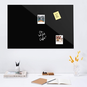 Pizarra Magnética de Vidrio Templado Negro de 120x180cm para Escuela y Oficina, Pizarra Blanca de Alta Calidad - Product Image 1