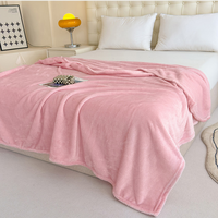 Plaid de lit en polyester tricoté moderne, personnalisable avec logo, taille King, doux pour l'hiver, toutes saisons, lavable en machine, vente en gros