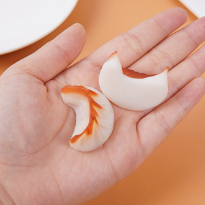 4cm realistic dumpling model, dumpling keychain, mini dumpling/steamed dumpling toy. - Product Image 3