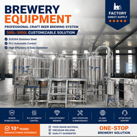 Equipo de Elaboración de Cerveza Comercial Personalizado de 1000L con Calentamiento Eléctrico a Vapor Opcional, Maquinaria Sanitaria para Exportaciones Globales