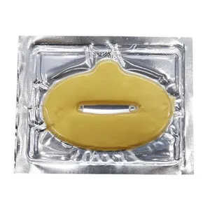 פרטי תווית זהב קולגן לחות מזין פילינג שפתיים טיפול תיקון מסכה