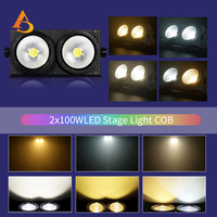 AICPOSE Éclairage de scène personnalisé, projecteur COB à deux grands faisceaux, lumière de scène LED pour DJ