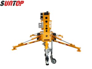 Elevador Tipo Spider com Nivelamento Automático e Altura de Plataforma de 22m e Alcance de 20m para Manutenção de Iluminação Pública e Trabalho Aéreo - Product Image 2