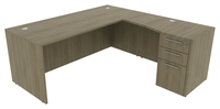 Bureau d'ordinateur en bois de haute qualité, écologique, pour cadres, avec tiroirs réglables et garantie de 3 ans pour le bureau