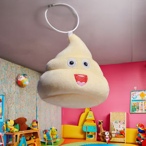 Dibujos animados lindo divertido caca personalidad abrazo almohada Unisex oso de peluche de juguete de algodón empaquetado OPP bolsa en caja regalo creativo divertido figura - Product Image 2