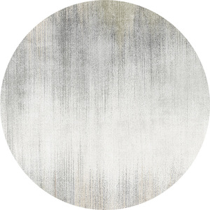 Tapis rond EIFFEL HOME, épaisseur 1 cm, rayé, couleur unie, bord surjeté, nettoyable à la aspirateur, pour chambre, salon, coiffeuse - Product Image 1