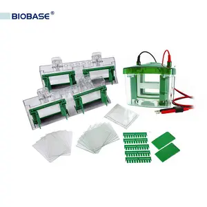 Sistema orizzontale del gel delle cellule di elettroforesi verticale doppia dell'attrezzatura rapida di elettroforesi del gel di BIOBASE cina BK-VET01