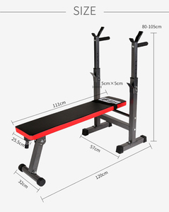 Squat Stand Half Heavy Duty Adjustable Squat Rack Squat Rack Leg Press Attachment <strong>Weight</strong> <strong>Bench</strong> Set With Squat Rack Frame Deep - Product Image 6