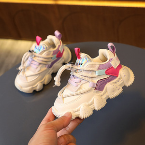 Zapatos informales de suela de Pu, zapatillas informales para niños, zapatillas deportivas negras de cuero Pu para correr en la escuela, Tenis para Niños, zapatillas deportivas para niños - Product Image 5