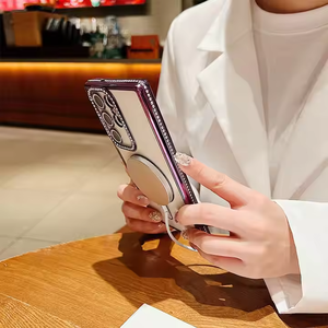 <span class=keywords><strong>Coque</strong></span> de téléphone portable transparente pour Samsung S24 S25 <span class=keywords><strong>S23</strong></span> <span class=keywords><strong>Ultra</strong></span> A55 A35 Anti Drop Phone Cover - Product Image 3