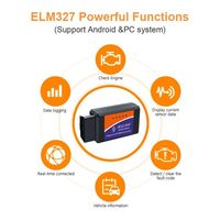 Outil de diagnostic automobile bon marché en gros ELM327 BT Interface V2.1 OBD2 Scanner de voiture Outil de diagnostic automobile