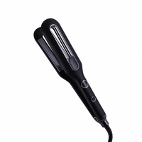 Lisseur professionnel pour cheveux avec plaques en céramique, chauffage PTC, écran LCD, température multiple, pour salon, maison, hôtel