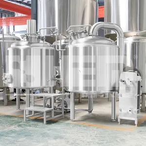 آلة صنع البيرة المنزل بيرة كرافت الجعة 500L 1000L 2000L معدات مصنع الجعة كبيرة