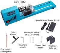 Mini machine CNC de bureau DIY, outil rotatif électrique, tour industriel, meulage, perçage, polissage, presse à percer sans lame, acier 2000