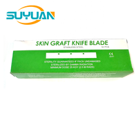 Lame de greffe de peau de lame de dermatome d'acier inoxydable/au carbone stérilisée lame de scalpel de 110*18.8*0.4mm