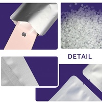 Groothandel 11*16cm Vacuümverpakkingszakken voor voedsel PET+AL+PE Op maat bedrukt aluminiumfolie zakje met 3-zijdige verzegeling voor thee en Gojibessen