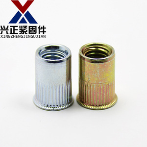 Écrous à riveter Xingzheng M3 M4 M5 M6 M8 M10, en acier au carbone zingué, grade 4.8, norme GB17880 - Product Image 2