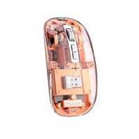 Berbagai Warna Kompatibel Dengan Laptop Mouse Bluetooth Logo Isi Ulang 2.4GHz Optik USB Gaming Mini Mouse LED