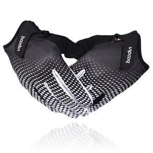 Boton Cycling Gloves <b>Long</b> Fingers Anti <b>Slip</b> Outdoor Sports Bicycle Gloves Unisex Adult Black White - Product Image 3