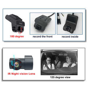 กล้องติดรถยนต์3CHs 4G พร้อมระบบติดตาม GPS มองเห็นในเวลากลางคืนได้พอดีกับ9-36V กำลังไฟ4G สำหรับรถยนต์ยานพาหนะ telematics DMS ADAS - Product Image 6
