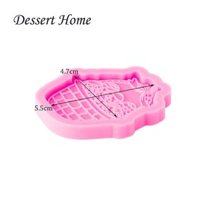 Dy0832 DIY Glossy thỏ Keychain Silicone khuôn nhựa-Trứng phục sinh <span class=keywords><strong>Bunny</strong></span> Craft Epoxy Owl khuôn bánh sô cô la - Product Image 4