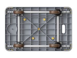 MBC-003 Đa Chức Năng Tay Tay Tay Tàu Sân Bay Xe Tải Lưu Trữ Xe Đẩy Tên Thương Hiệu Tùy Chỉnh 300Kg Nền Tảng Xe Đẩy - Product Image 2