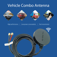 Antenne combinée GNSS MIMO personnalisable, résistante aux intempéries IP67, à montage adhésif, profil bas, IoT GPS L1 LoRa 868 MHz 915 MHz 2 en 1