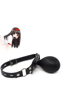 MOG Inflatable समायोज्य गेंद मुँह चुप काले inflatable गेंद झूठ गेंद ताला के साथ बंधन सेक्स गुलाम वयस्क खेल के लिए - Product Image 4
