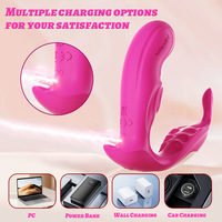 Vibrateur portable intelligent pour femme, contrôle par application, jouet sexuel pour couples à distance, stimulation silencieuse du point G et du clitoris, recharge USB