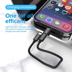 Adaptateur de câble de charge rapide 6 en 1 60W avec connecteurs de charge pour support de téléphone pour tablette pour le chargement du téléphone et le transfert de données - Product Image 6