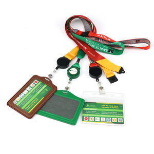 Individueller Logodruck Polyester Kartenhalter Ausweis-Lanyard Umhängeband - Product Image 1