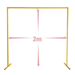 Nuevo Arco de Hierro para Decoración de Fondo de Escenario, Soporte de Flores Dorado, Marco Telescópico para Bodas, Arco Nupcial - Product Image 6