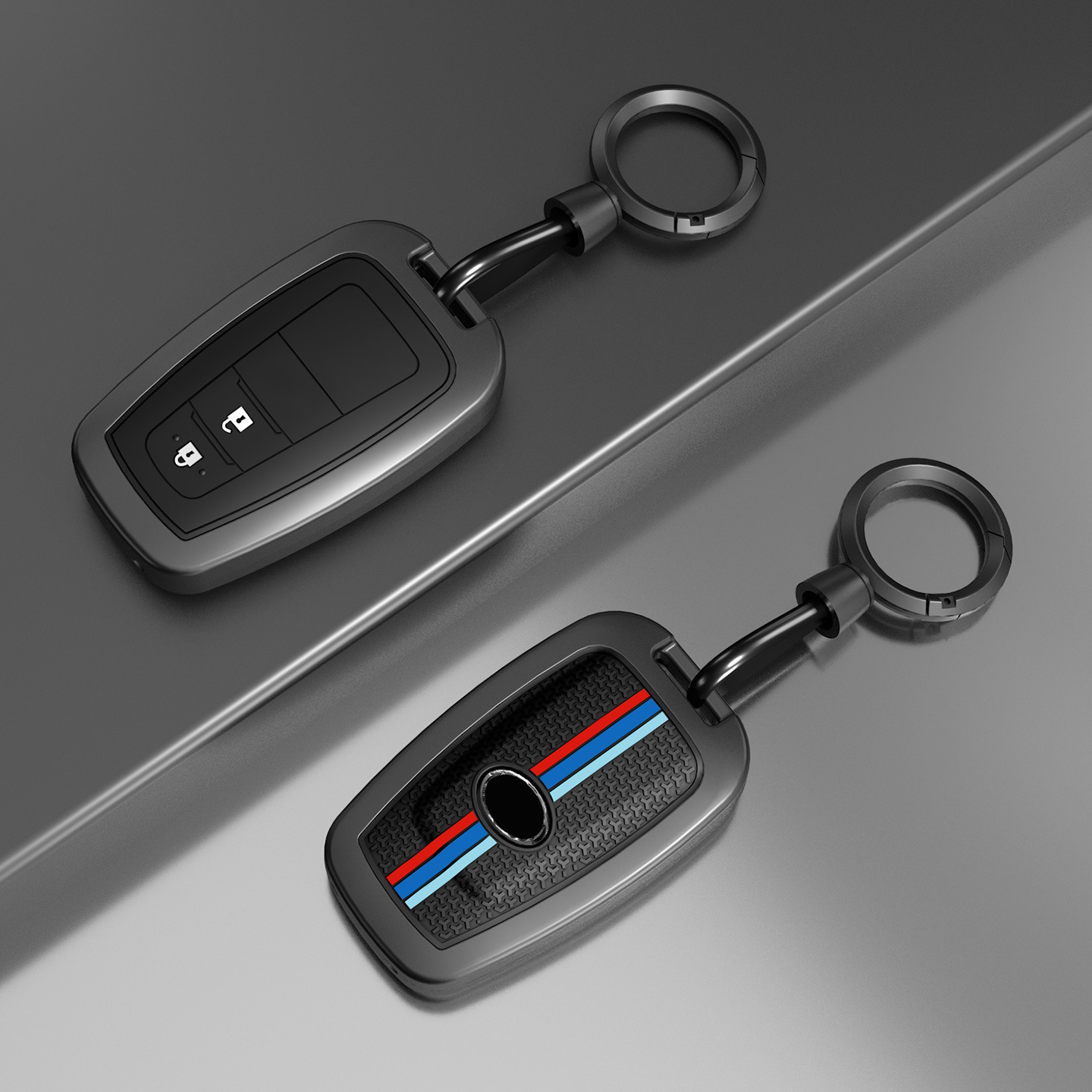 A2 three-color ring buckle