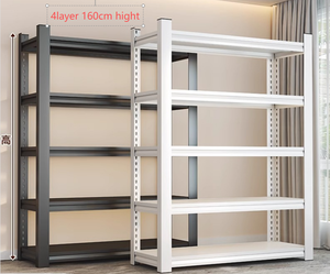 Estante de almacén de luz de supermercado de varios niveles, capas 4-5, protección contra la corrosión, estante de acero en ángulo de Metal, estantes apilables y estantes - Product Image 6