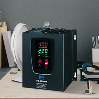 Régulateur de tension automatique monophasé KEBO 1000VA, stabilisateur mural PWB, affichage LED à deux chiffres, relais AC en cuivre, 98%