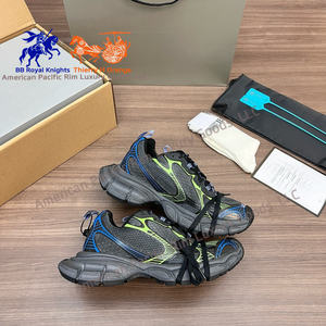 Chaussures de sport décontractées de luxe de haute qualité pour homme, en maille et polyuréthane, taille 3XL – Baskets épaisses à lacets pour la marche et la course - Product Image 3