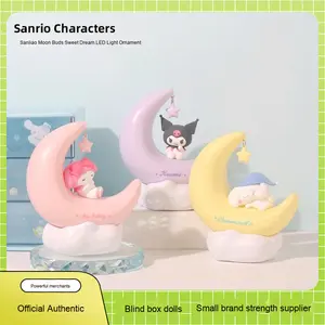 Saniro SA0301-Moon Bud LED Işıklı Gece Lambası Sevimli Plastik Cinnamoroll Kuromi Yenilikçi Oyuncak Hediye Şaka Oyuncakları 14 Yaş ve Üzeri - Product Image 3
